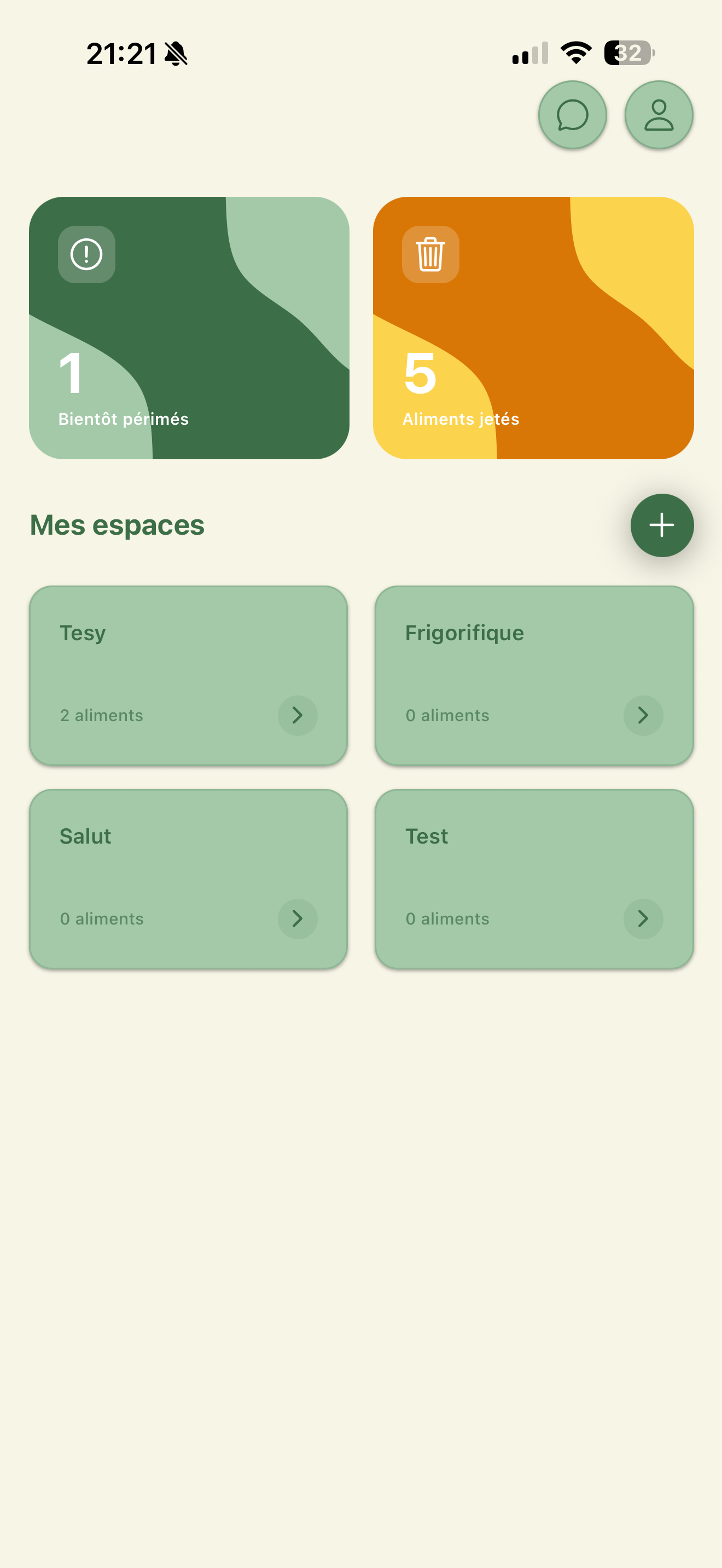 ZeroGaspy - Écran d'accueil